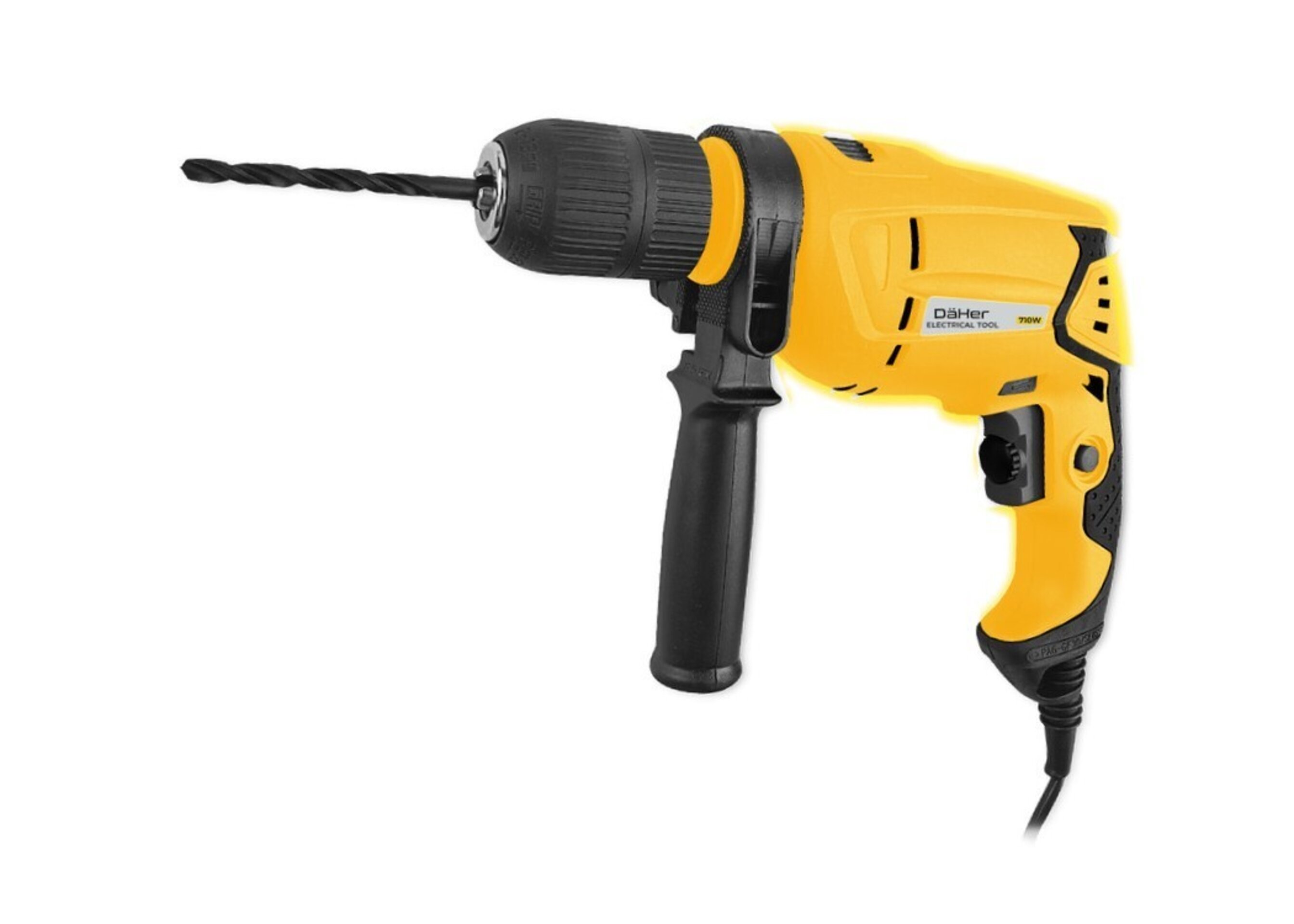 Taladro percutor eléctrico 710W ,230v, ajuste de velocidad - 1