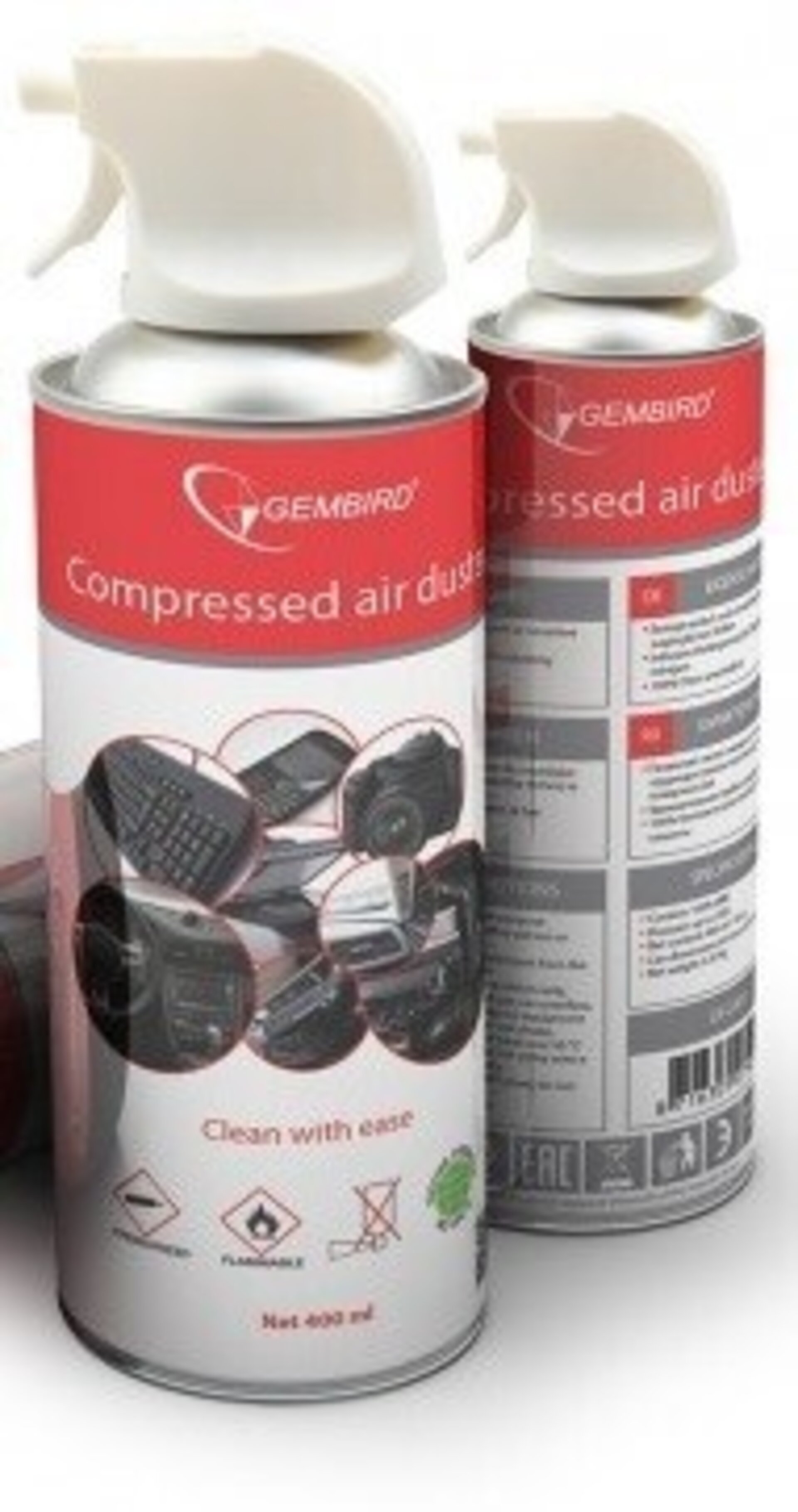 Spray Aire comprimido, 2 botes400 ml - 1