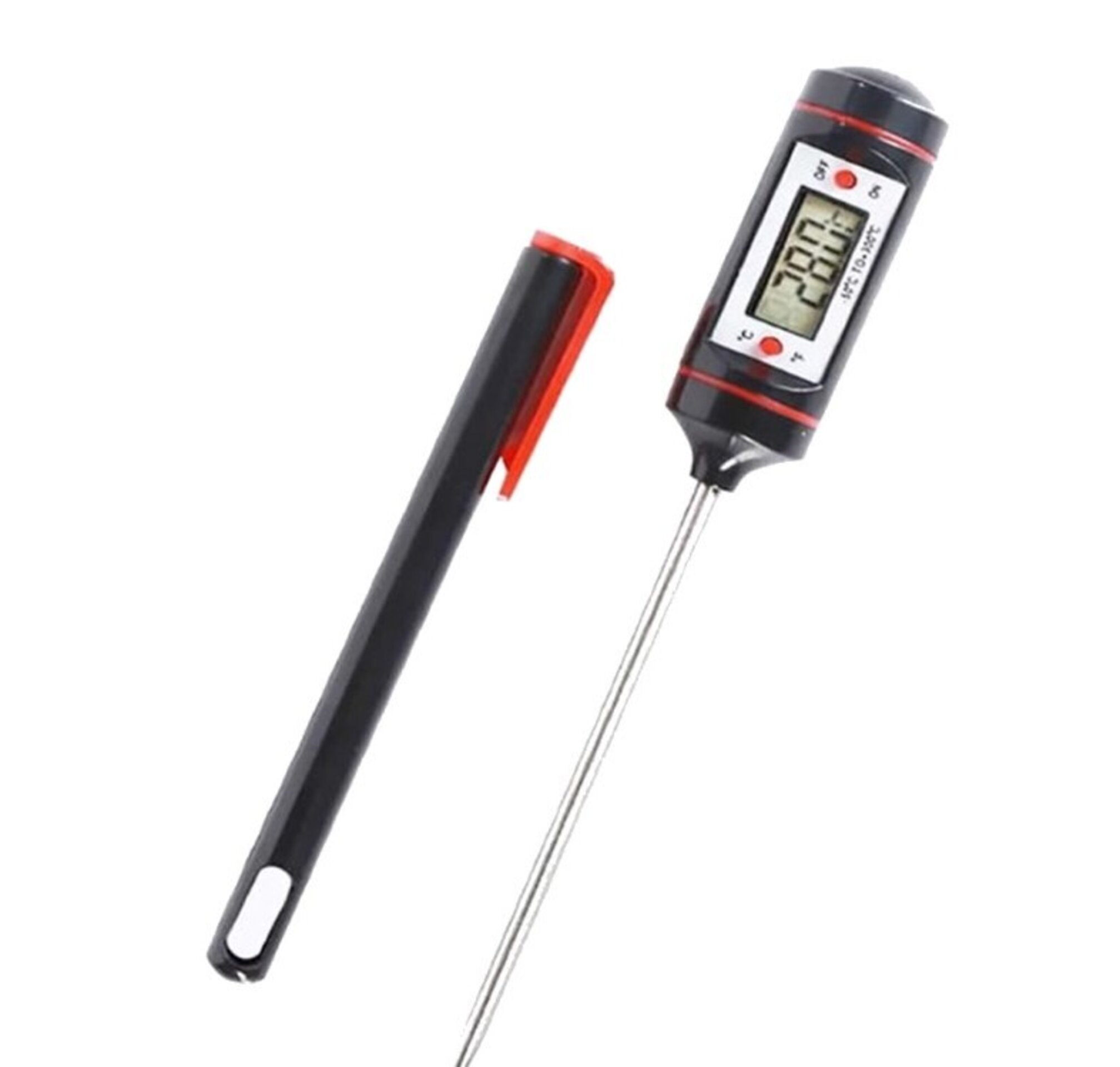Termometro cocina, liquidos, alimentos, pantalla LCD - 1