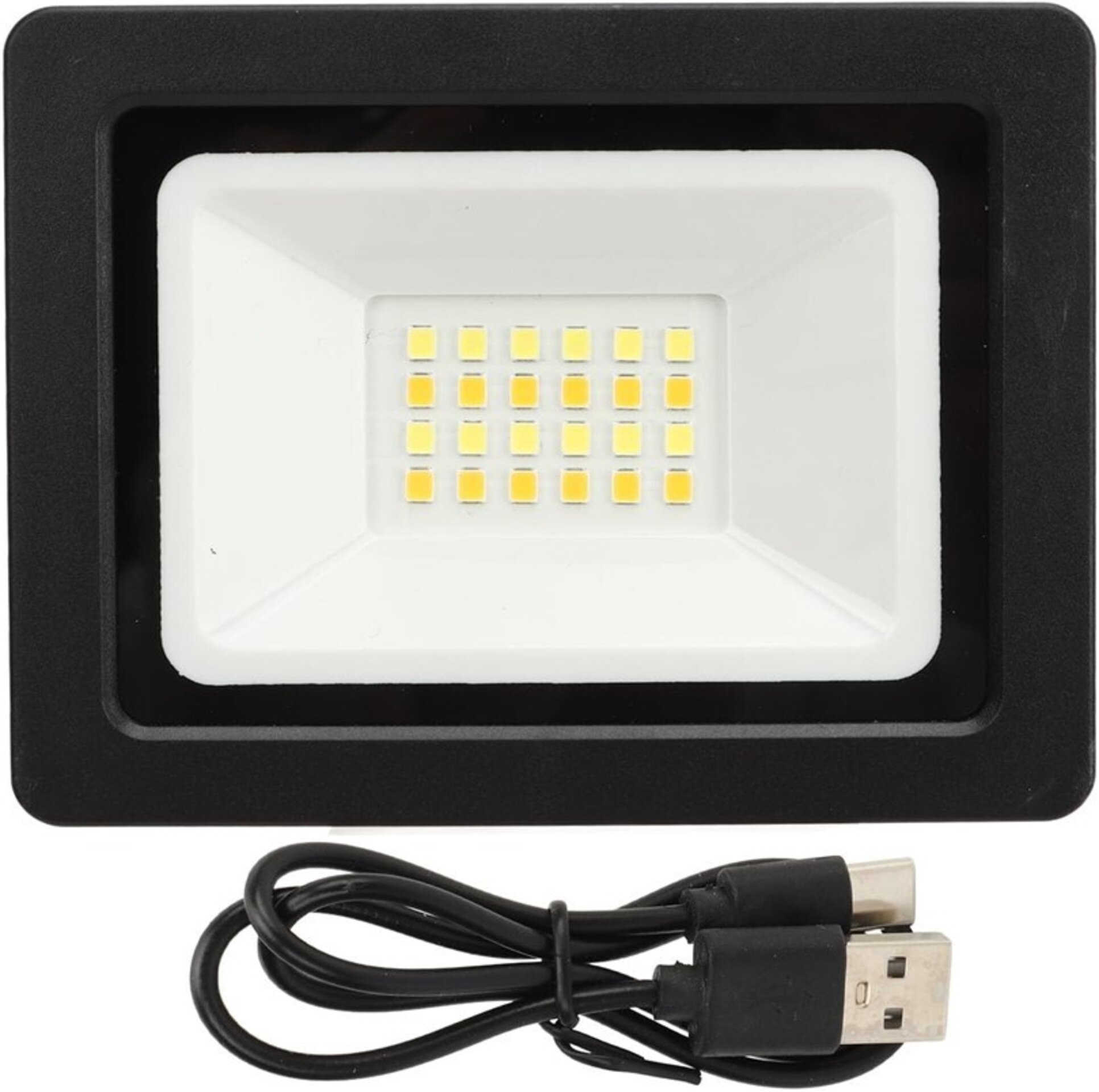 Mini foco LED recargable 10W, portatil, power bank - 2