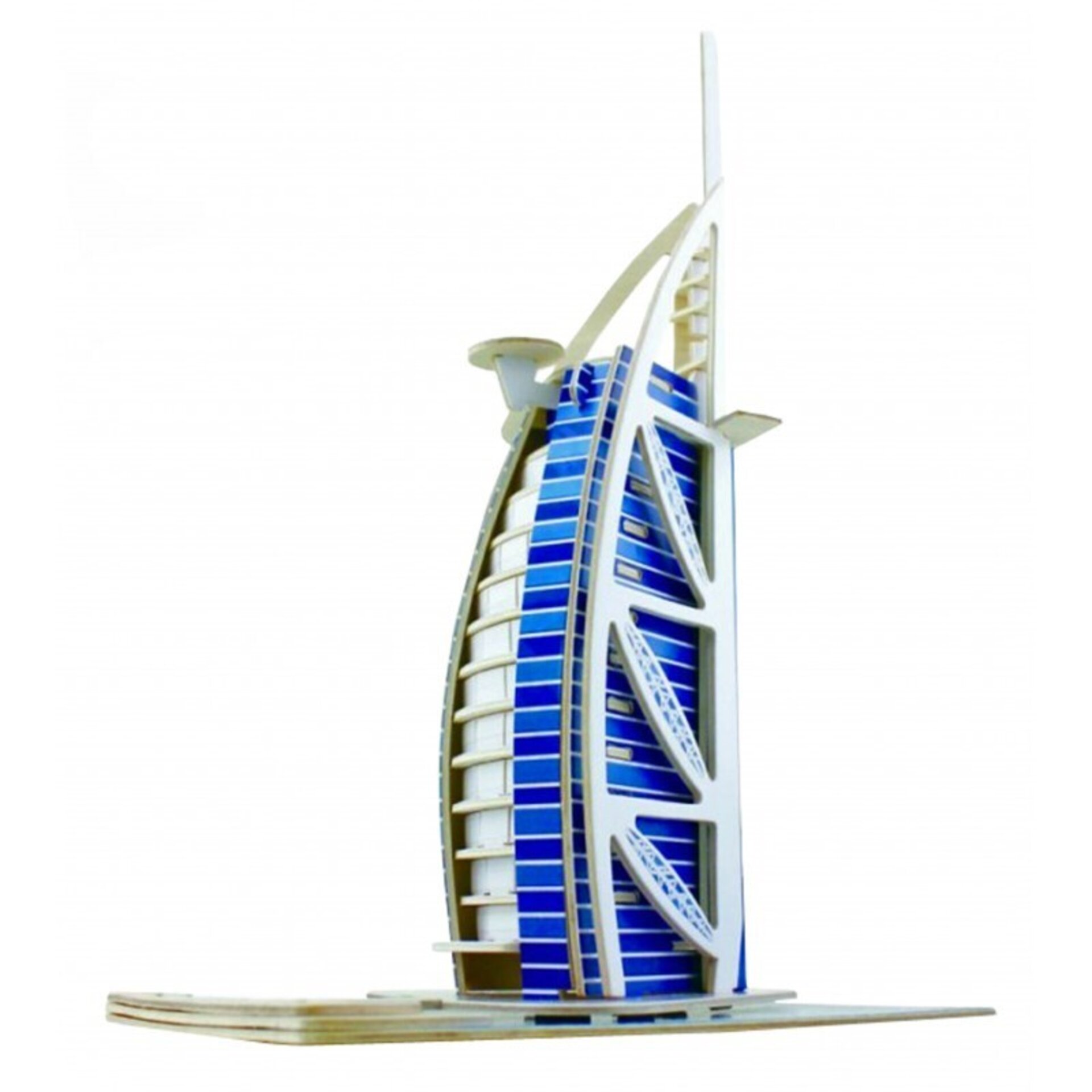 Puzzle madera 3D, Torre de Dubai, Rompecabezas, fabricado en madera. - 1