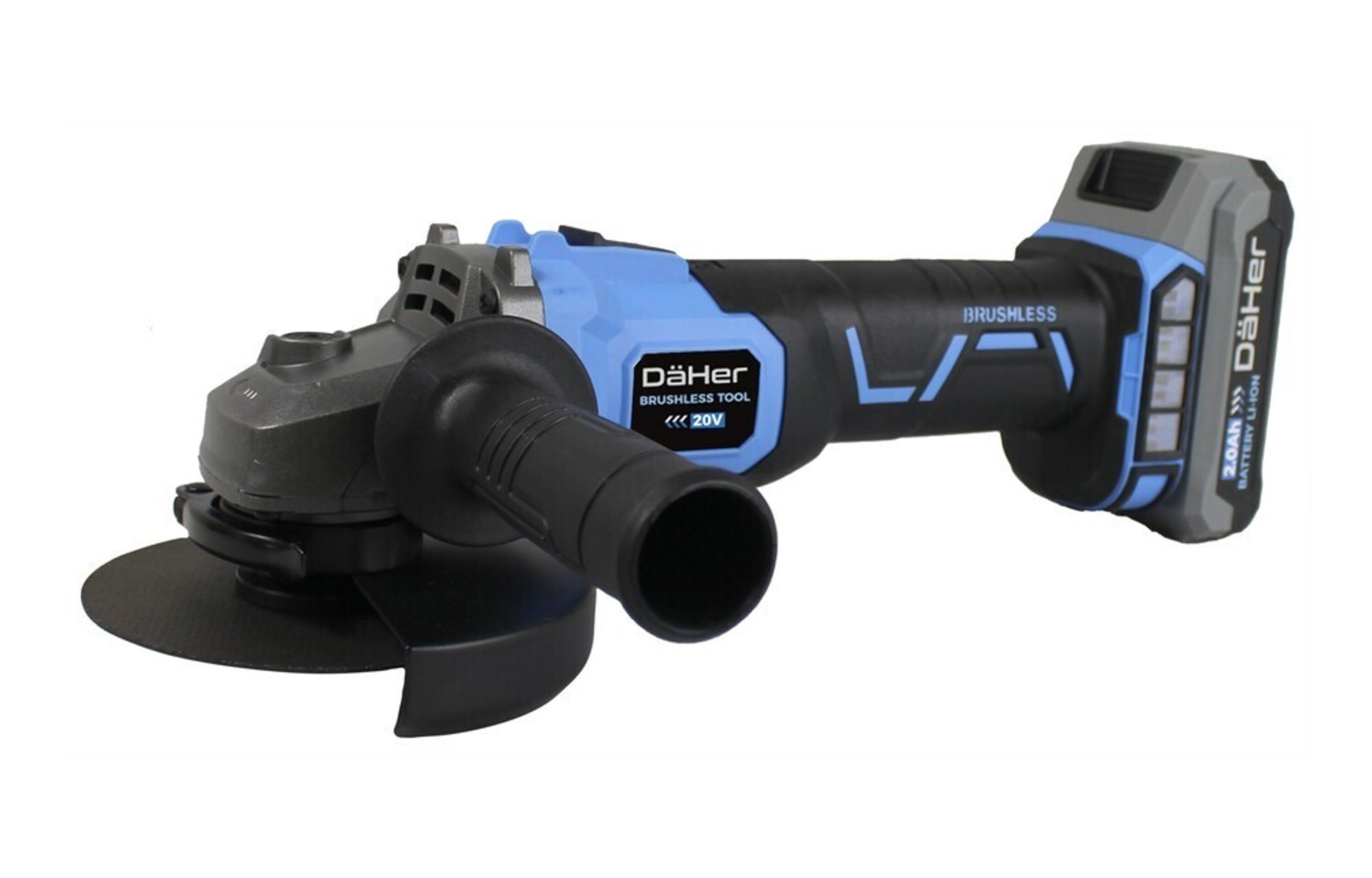 Amoladora BRUSHLESS 20V, bateria 4A y cargador incluido - 2