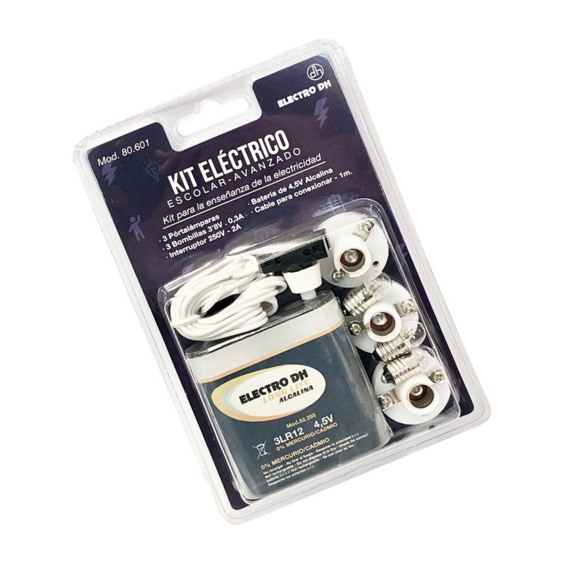 Kit electrico escolar avanzado, didactico - 1