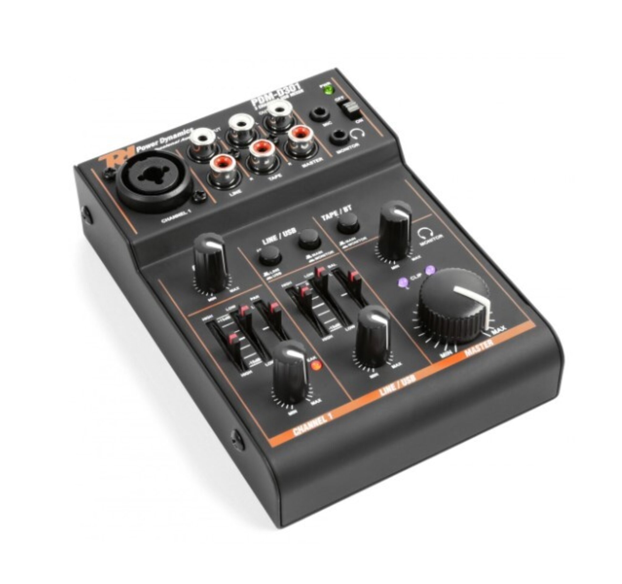 Mezclador sonido 3 canales USB y Tarjeta sonido - 1