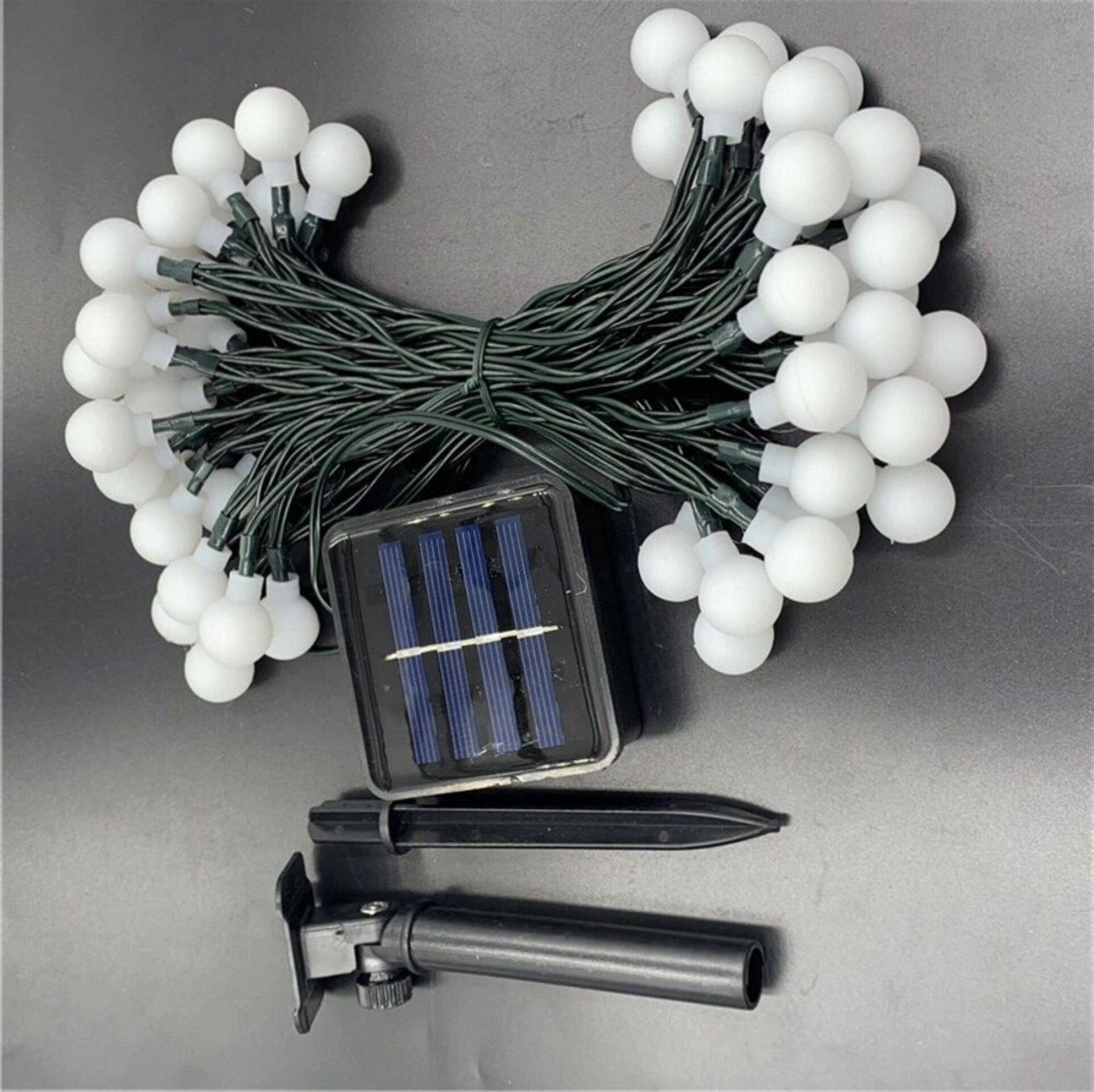 Guirnalda solar RGB, 30 mini bombillas led , 6,5 metros - 4