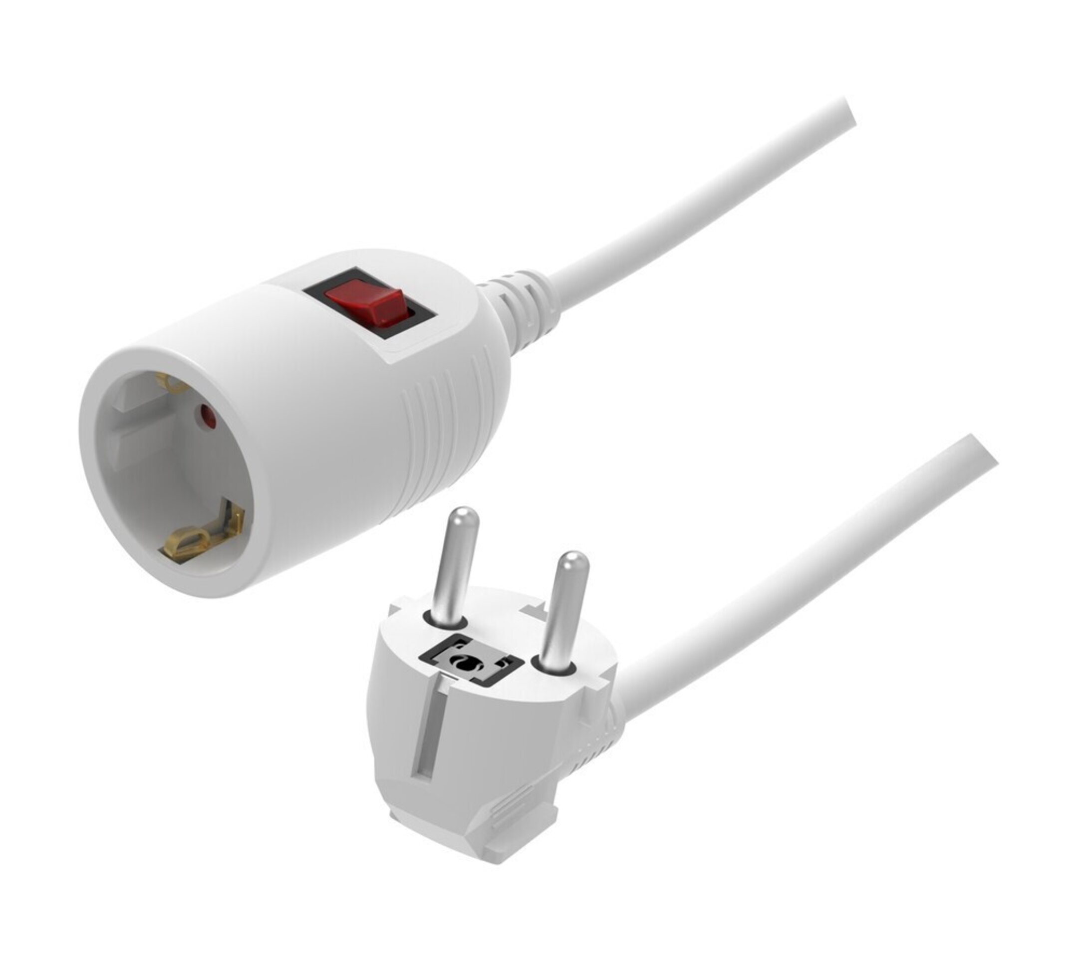 Prolongador 2 metros con Interruptor. - 1