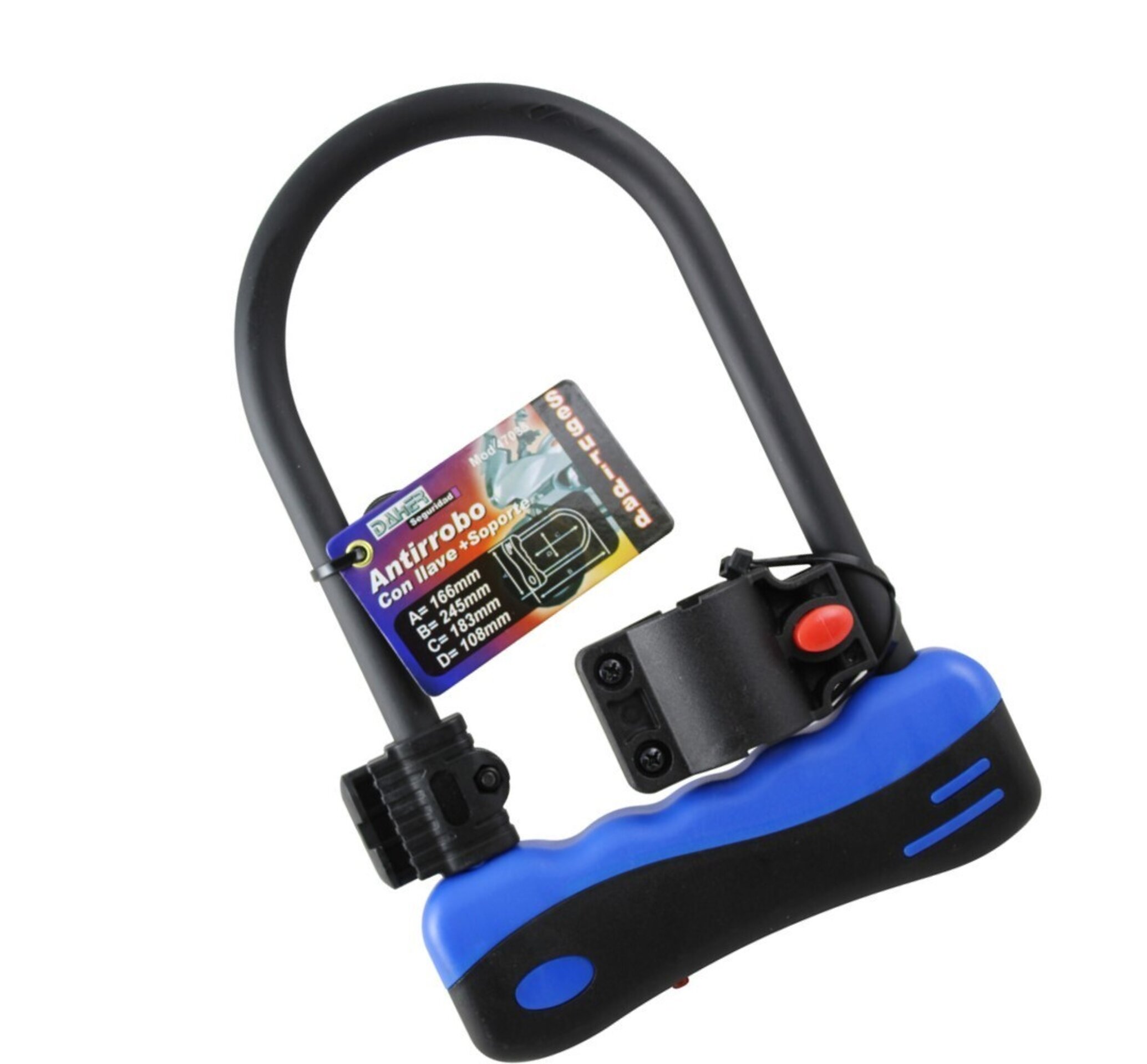 Cadena antirrobo con llave, motos, bicicletas - 1