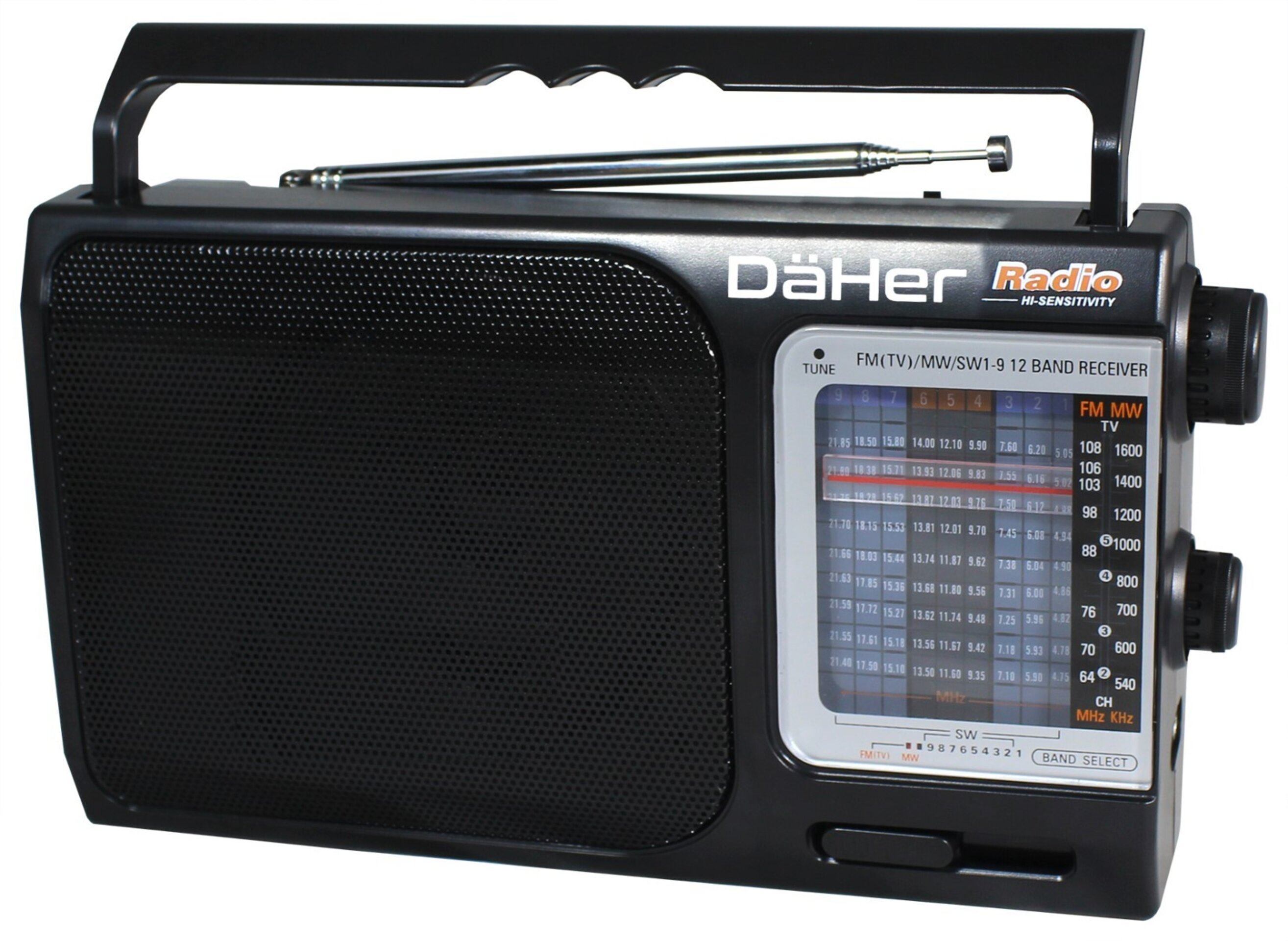 Radio analógico multibanda FM/AM/SW 1-9 - 1