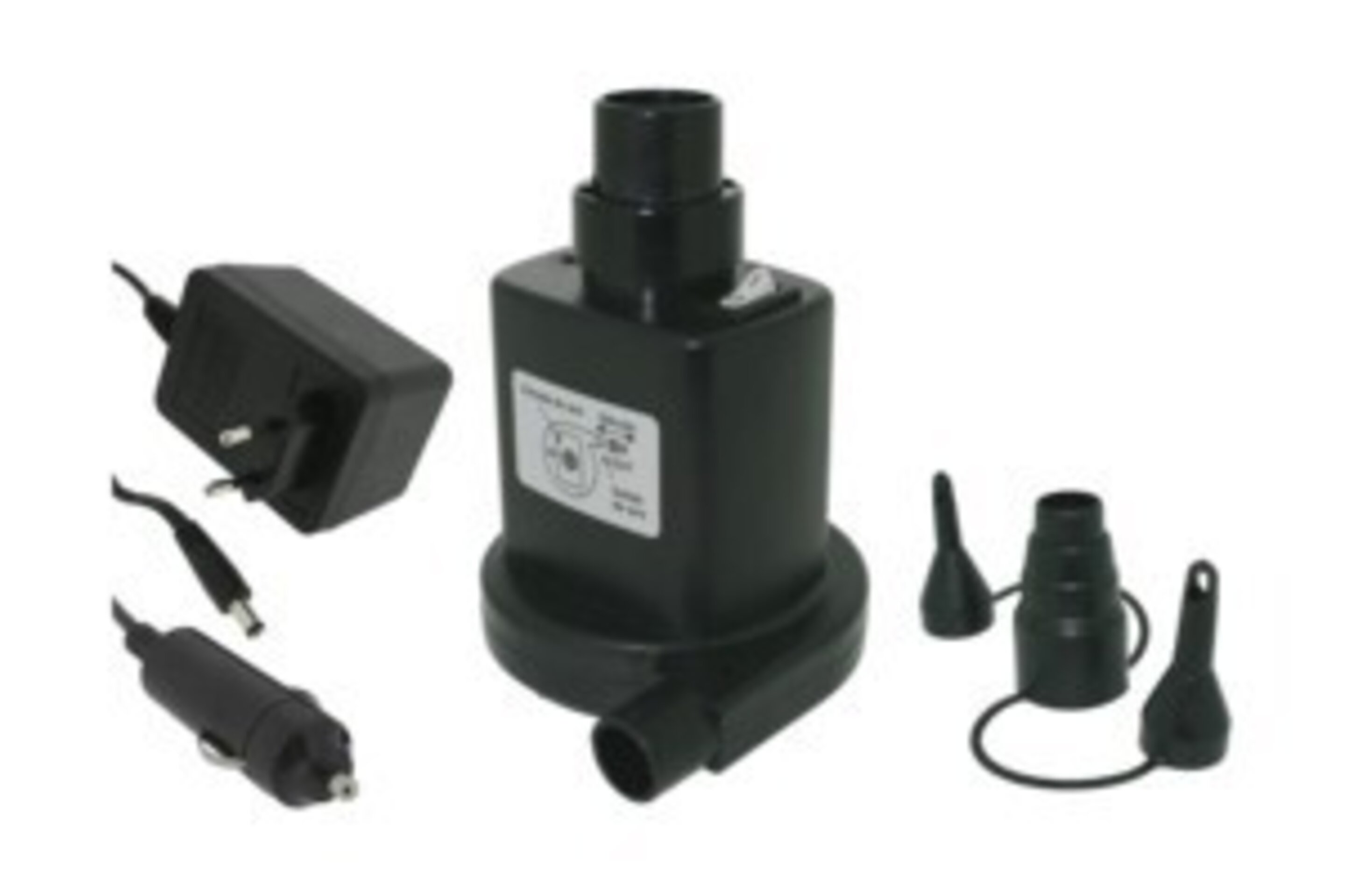 Inflador de aire 12V-230V, colchoneta, flotador, cama, camping - 1