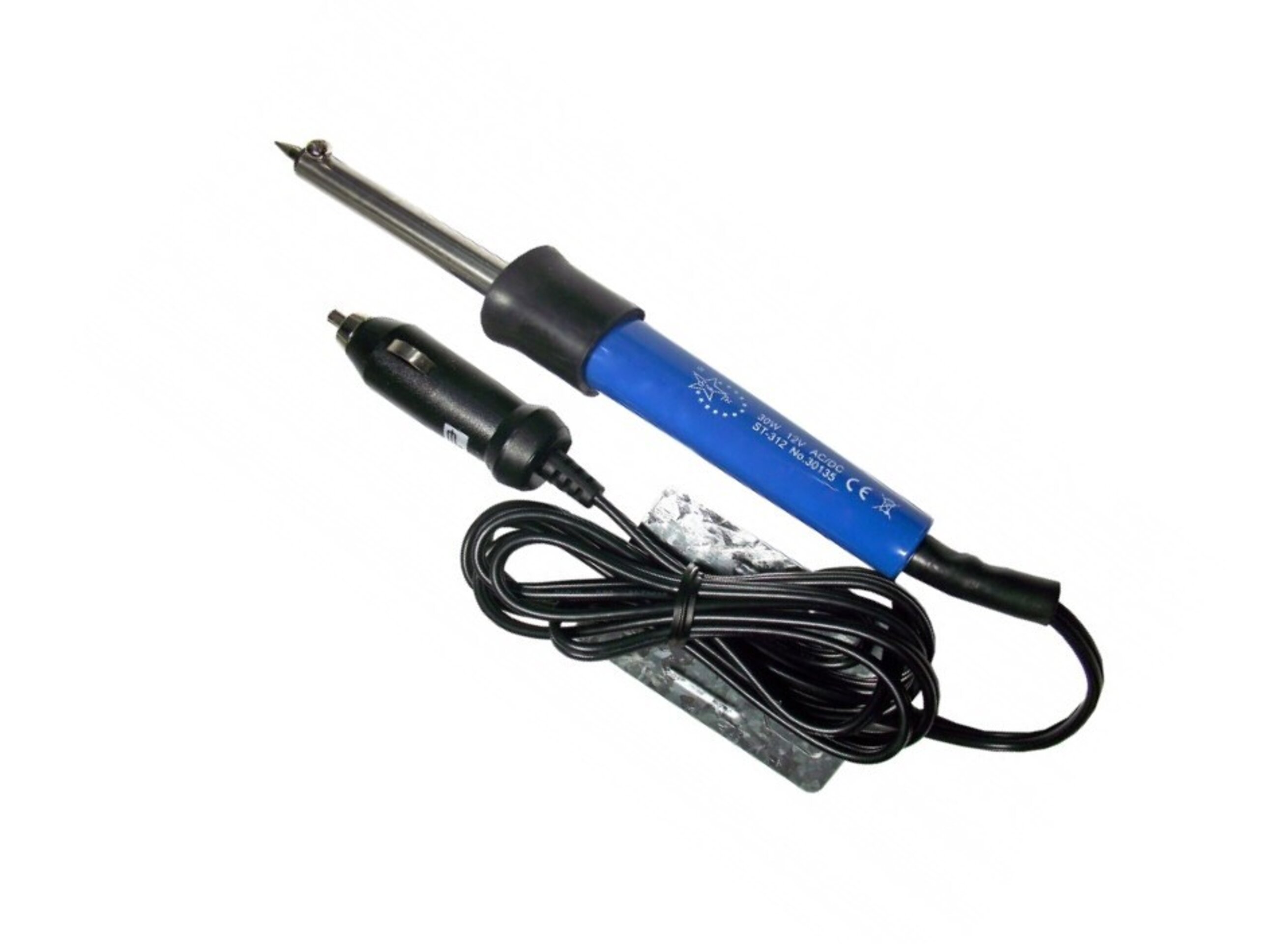 Soldador 30W, 12V, toma encendedor, vehiculos, embarcaciones - 1