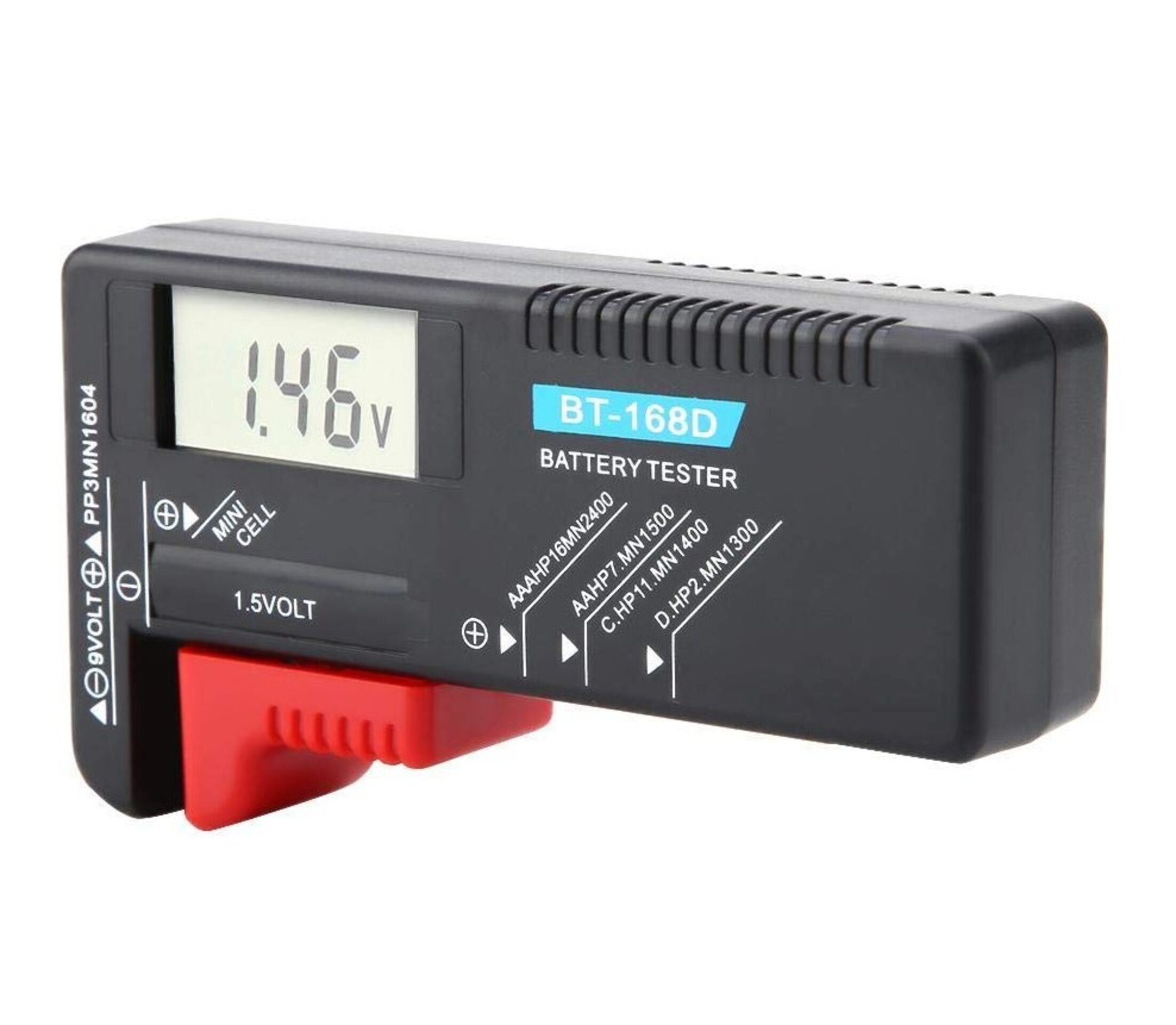 Comprobador pilas y baterias 1,5 a 9V, pantalla lcd - 1