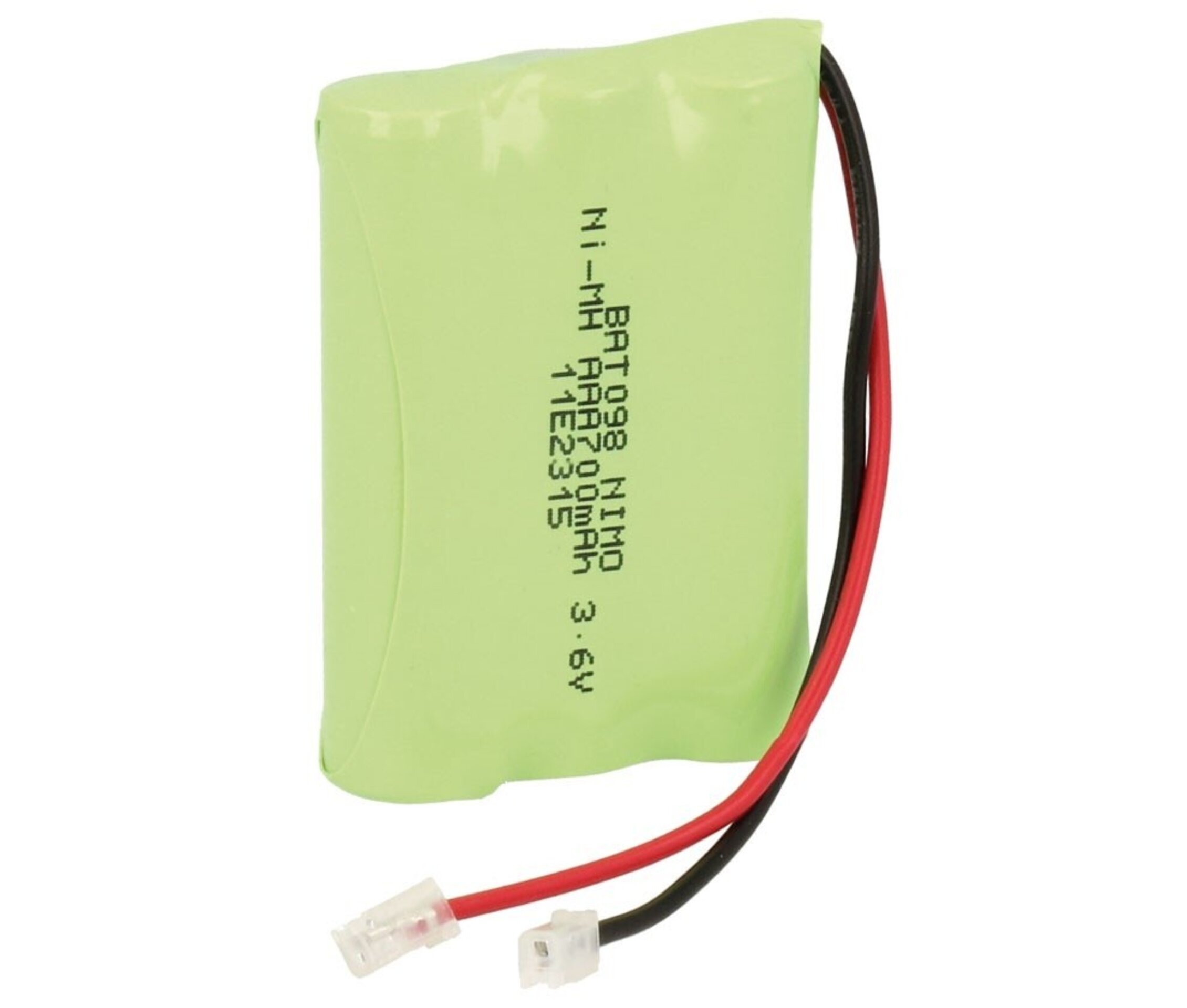 Bateria Telefono inalambrico 1 pack 3 AAA, 3,6V, 700mA con conector a telefono - 1