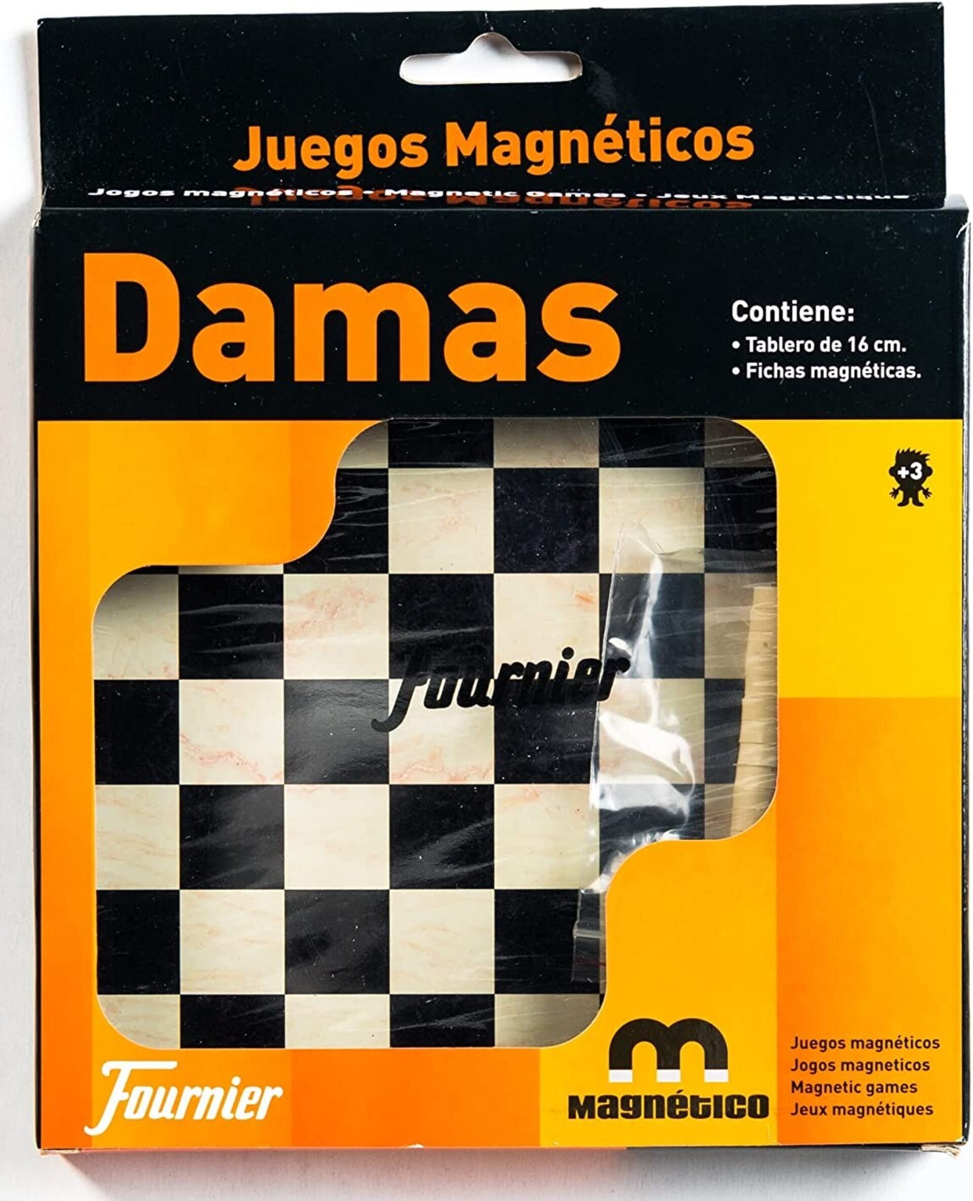 Juego Damas magnetico, 16×16 cmtrs. - 1