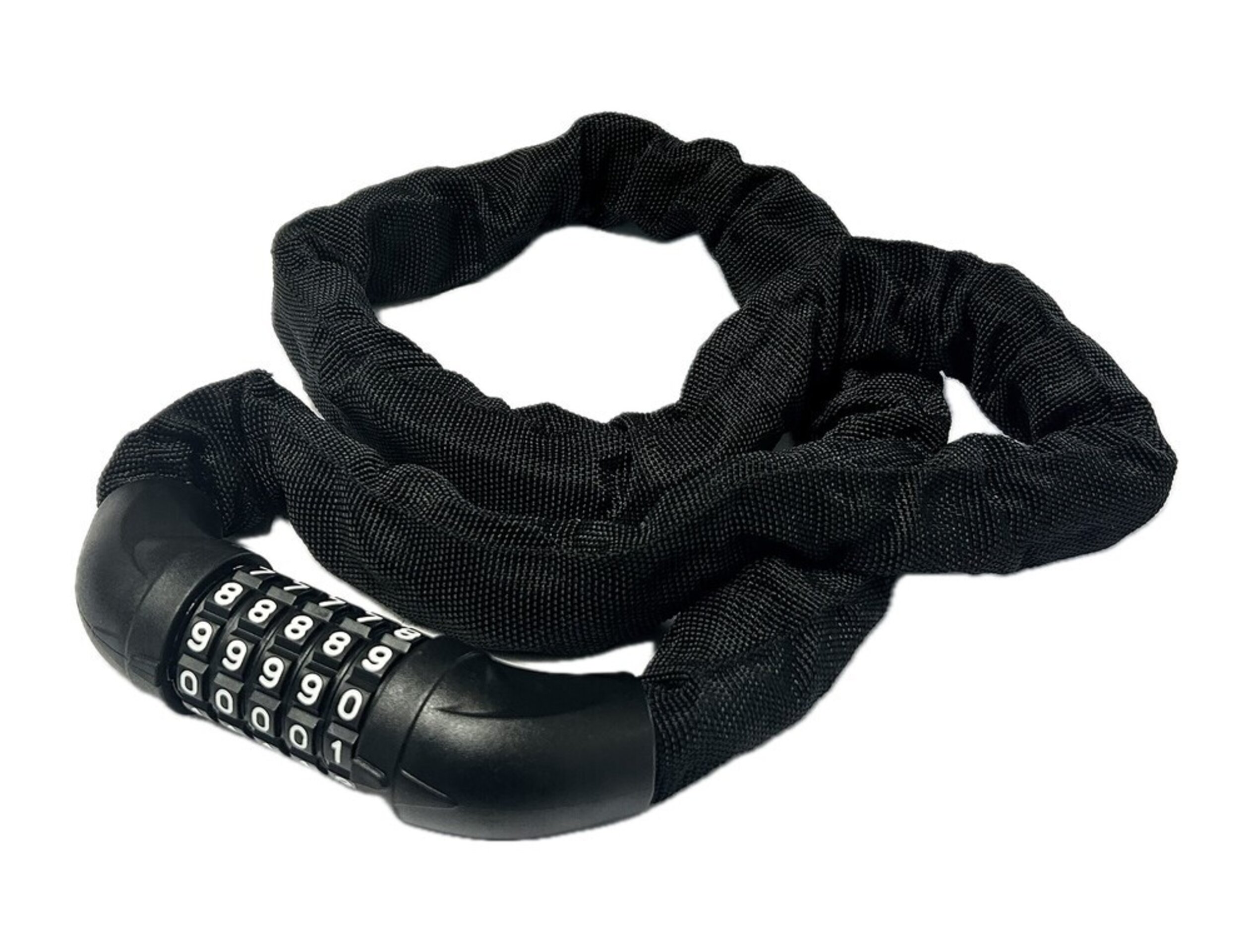 Cadena antirrobo combinación 5 dígitos, 120 cm - 1