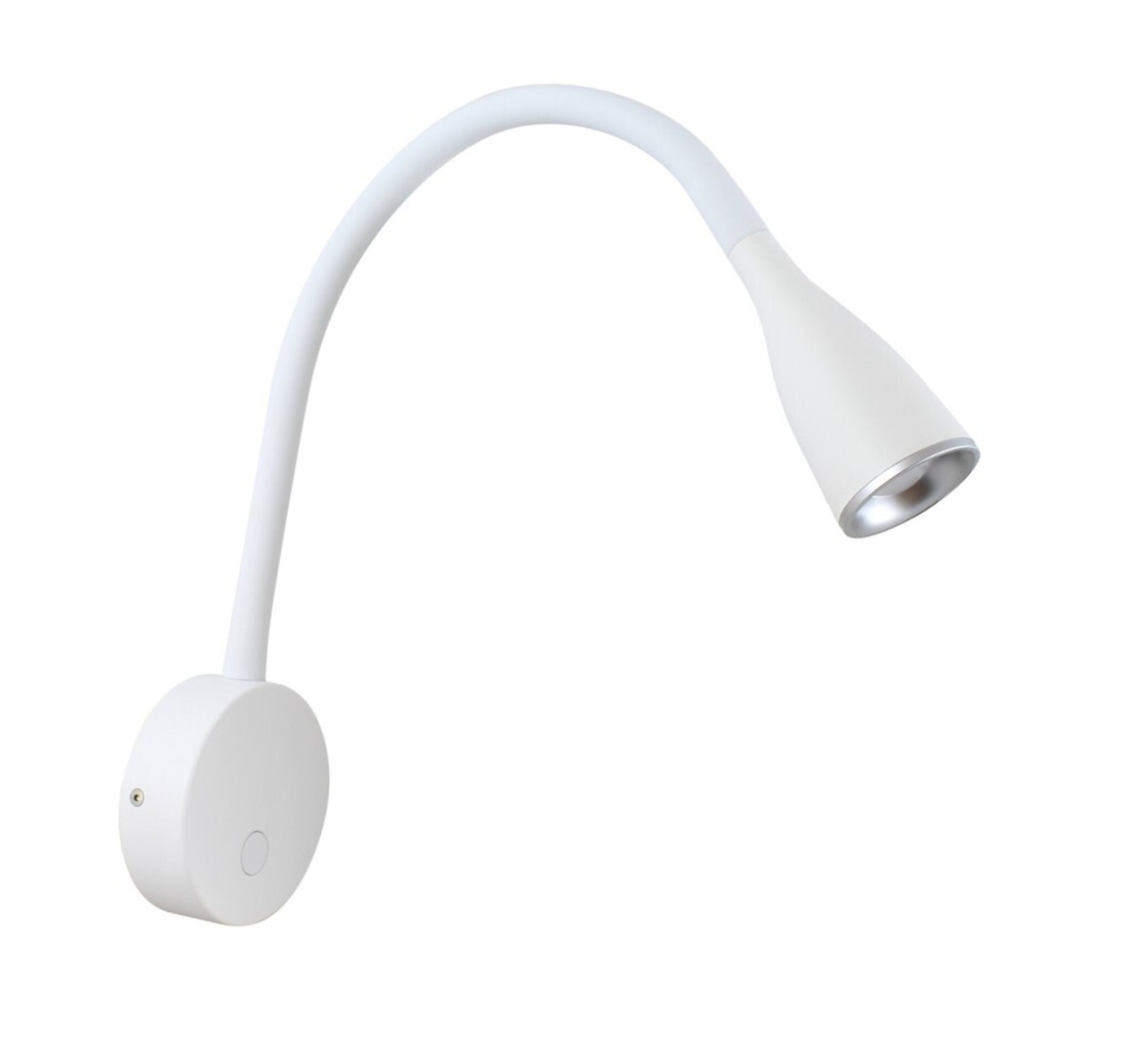Lámpara 5W LED,  flexo pared, recargable, color blanco - 1