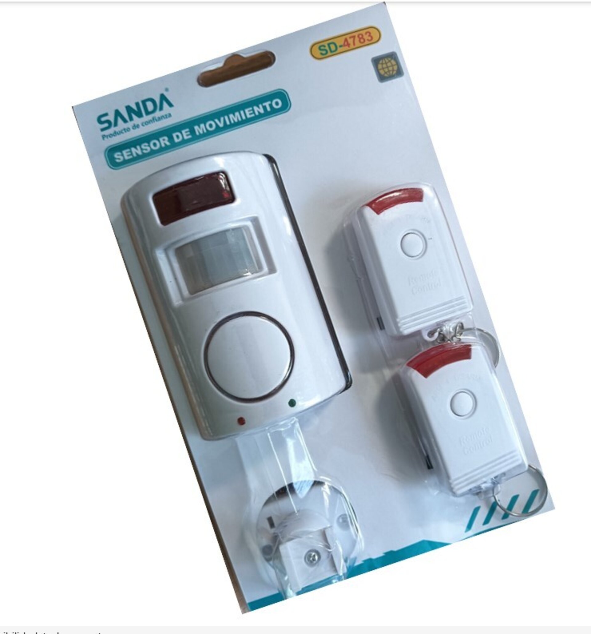 Alarma con Sensor de Movimiento y 2 Controles Remotos - 1