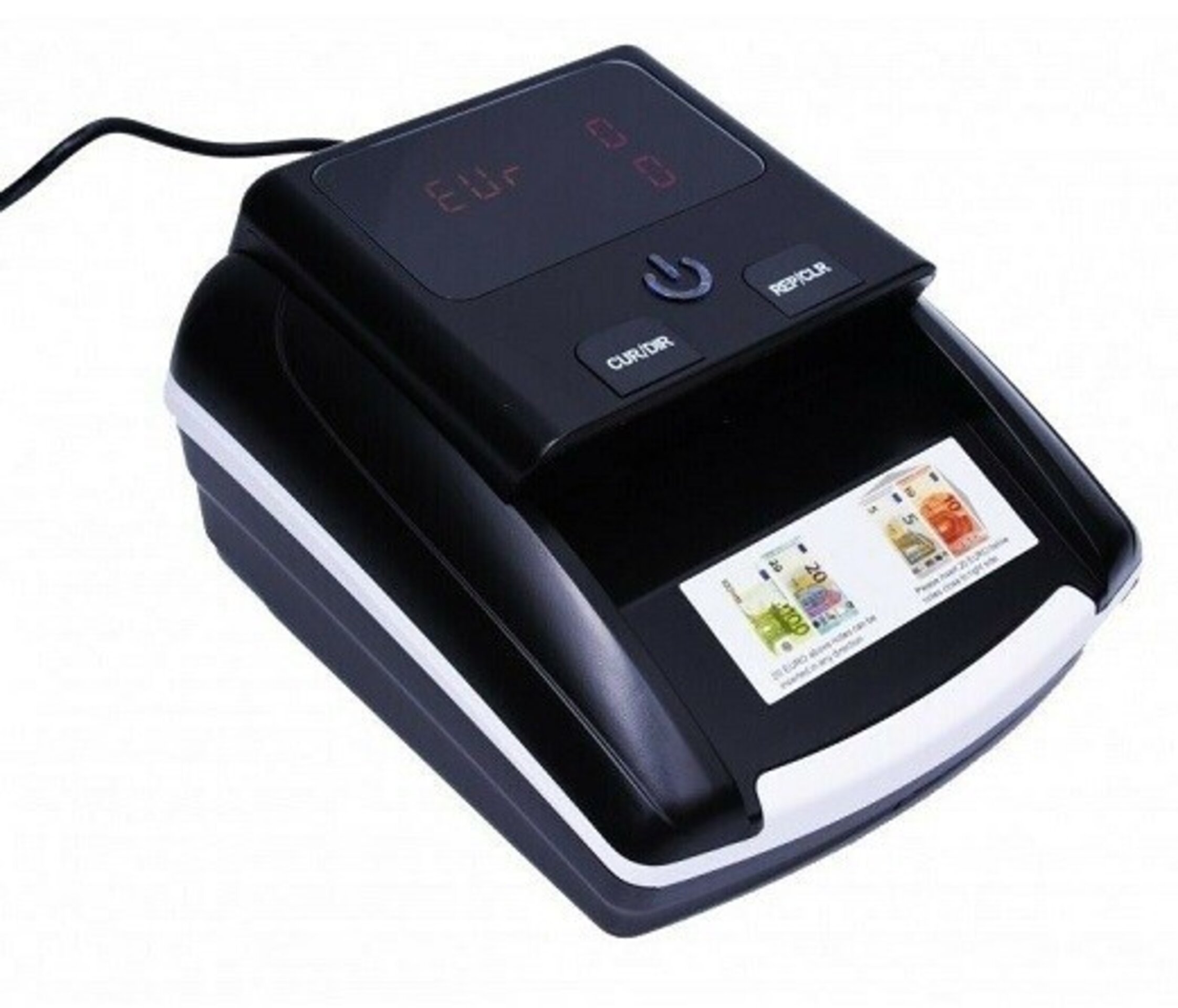 Detector automatico, billetes falsos, bateria recargable - 1