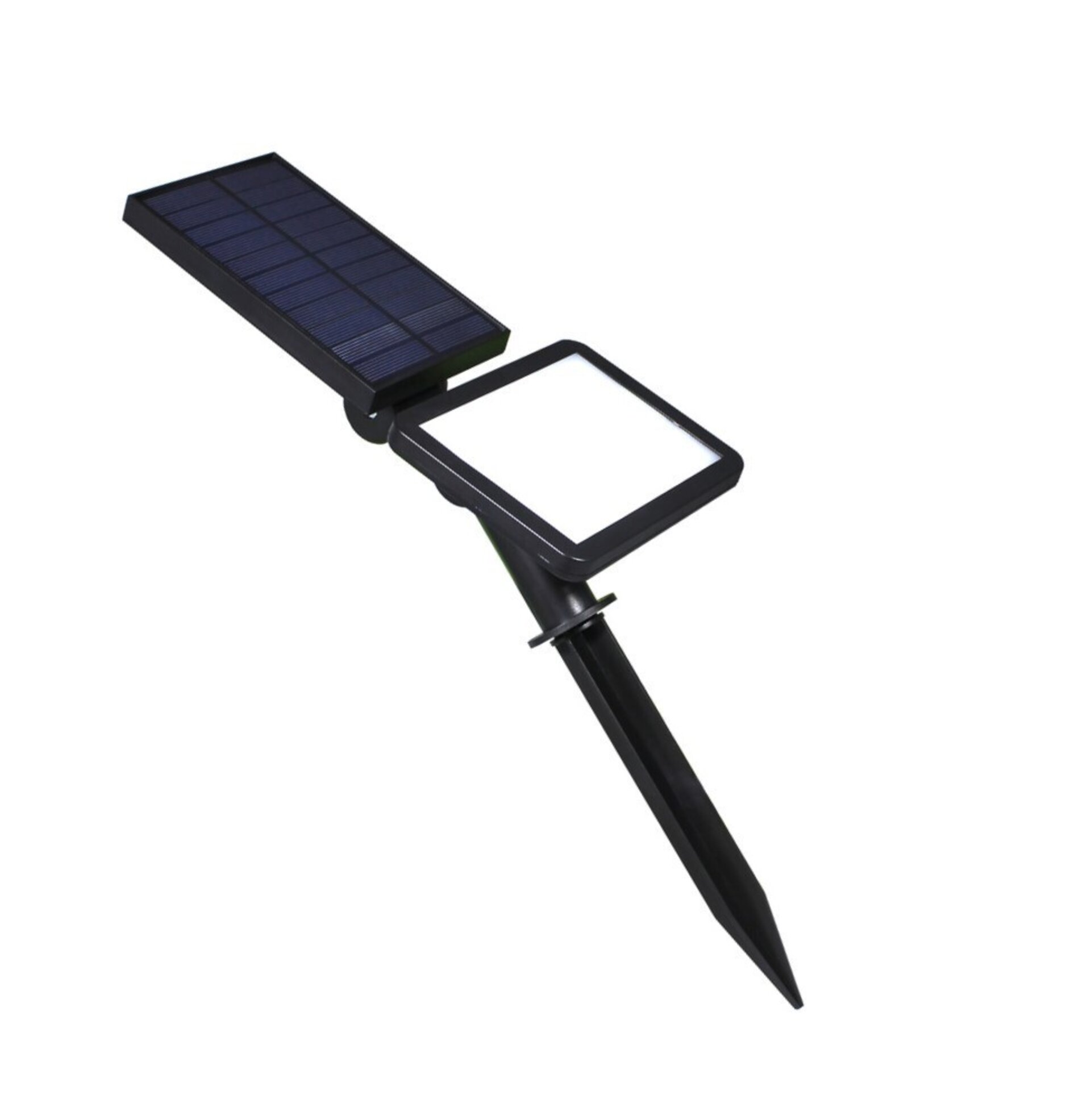 Estaca Solar, 8W, recargable, sensor crepuscular - 1