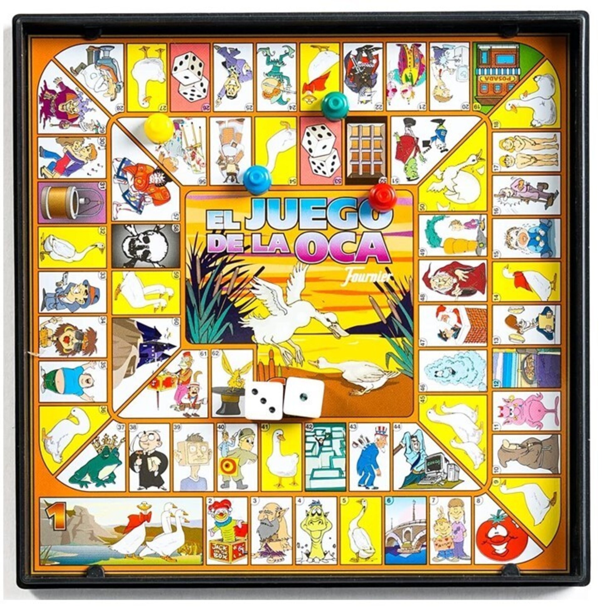 Juego Oca magnetico, 16×16 cmtrs. - 1
