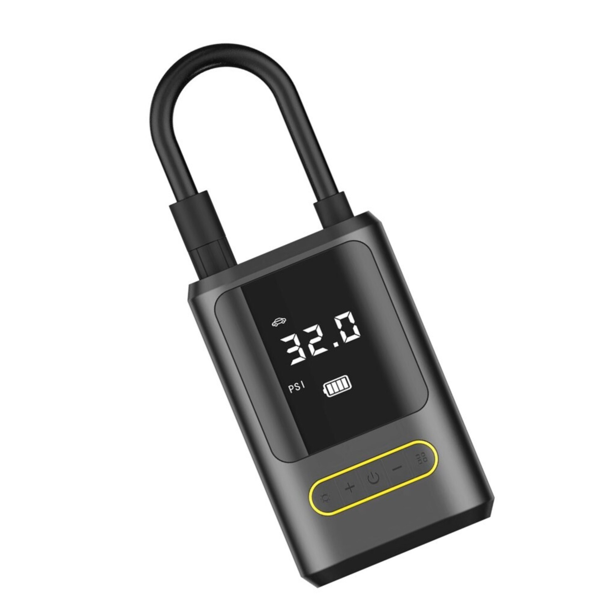 Compresor de aire portátil, power bank, linterna, bateria incorporada - 1