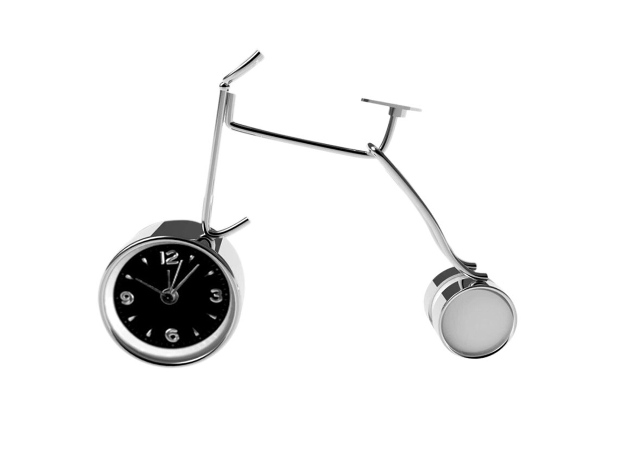 Reloj bicicleta con despertador, metal - 1