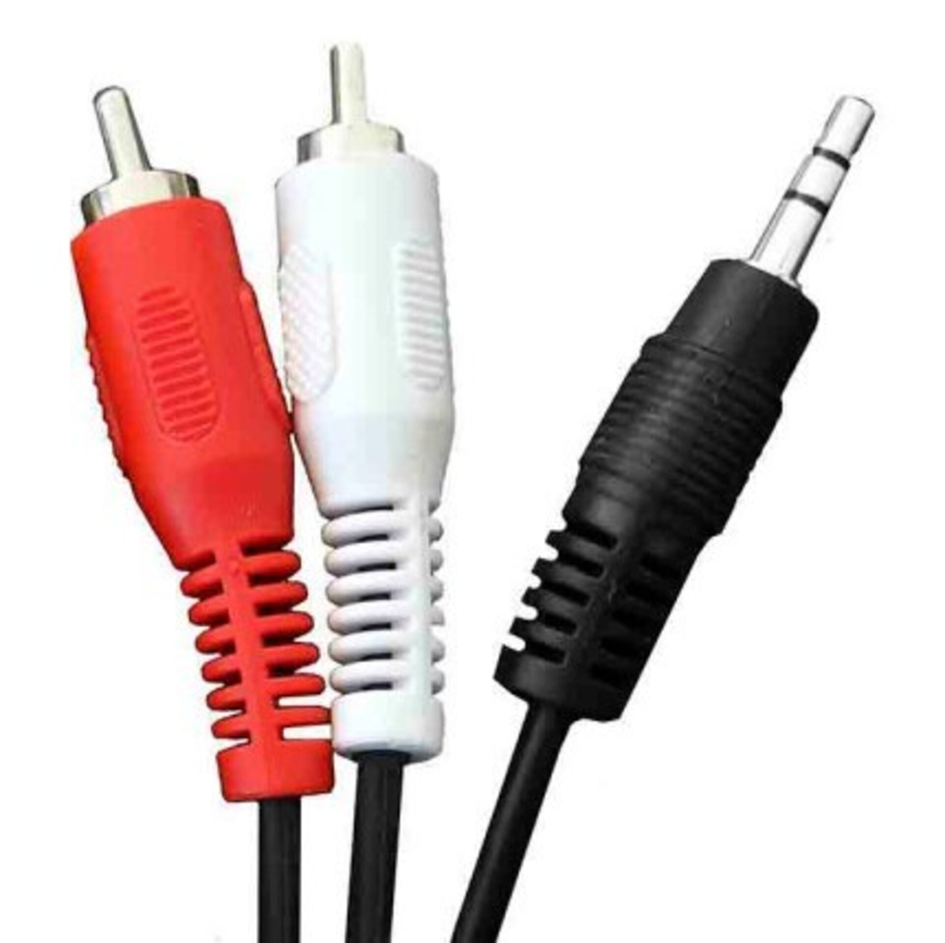 Conexion 5m audio 3,5ST a 2 RCA  - 1