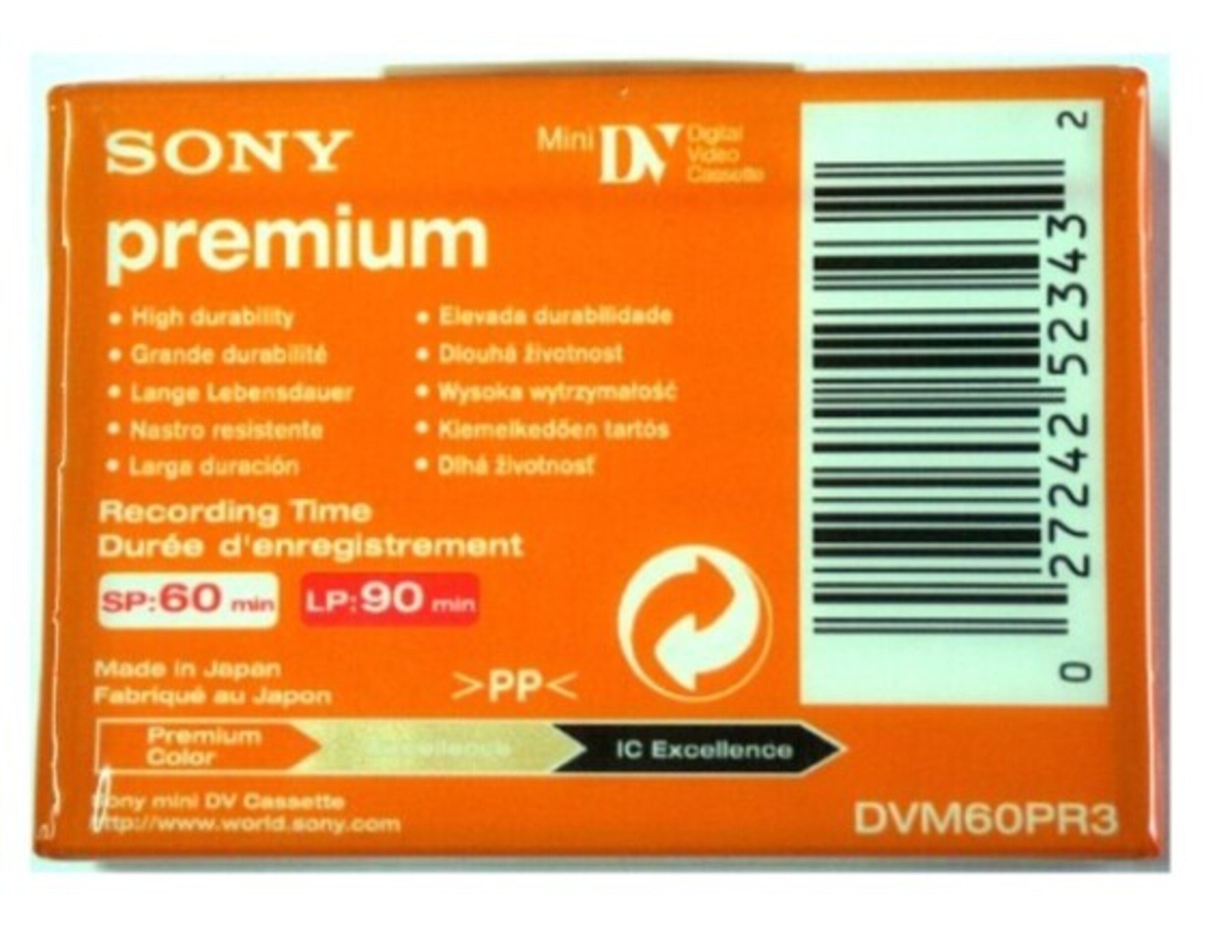 Cinta MINI DV 60 SONY, premium - 2