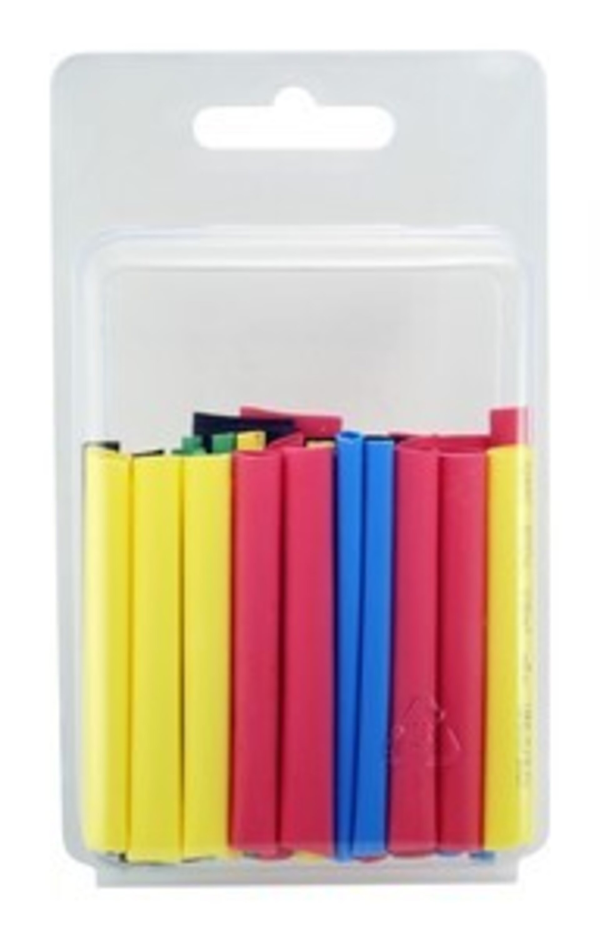Pack tiras tubo retractil diversos colores, bricolaje, 44 tiras, 4 colores - 1
