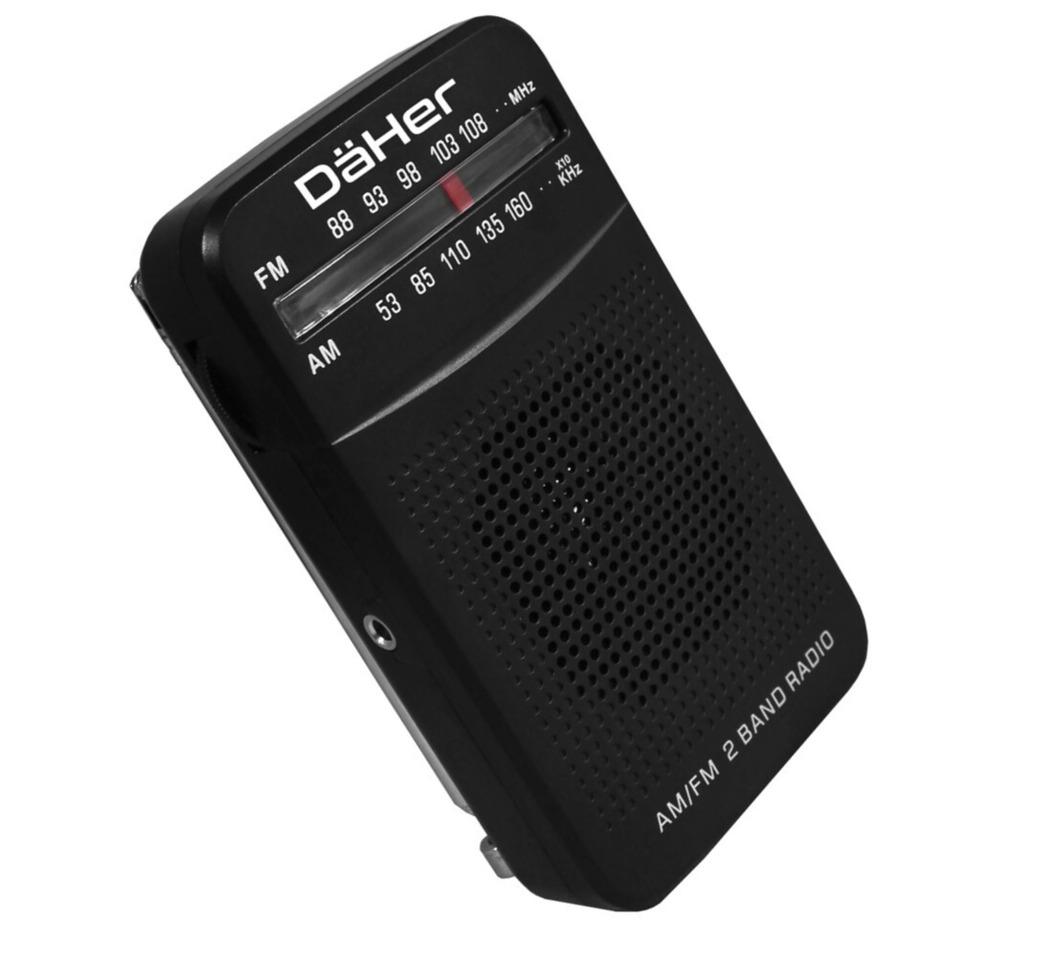 Radio de bolsillo, AM-FM, portatil, analogica, 2 pilas AA - 1