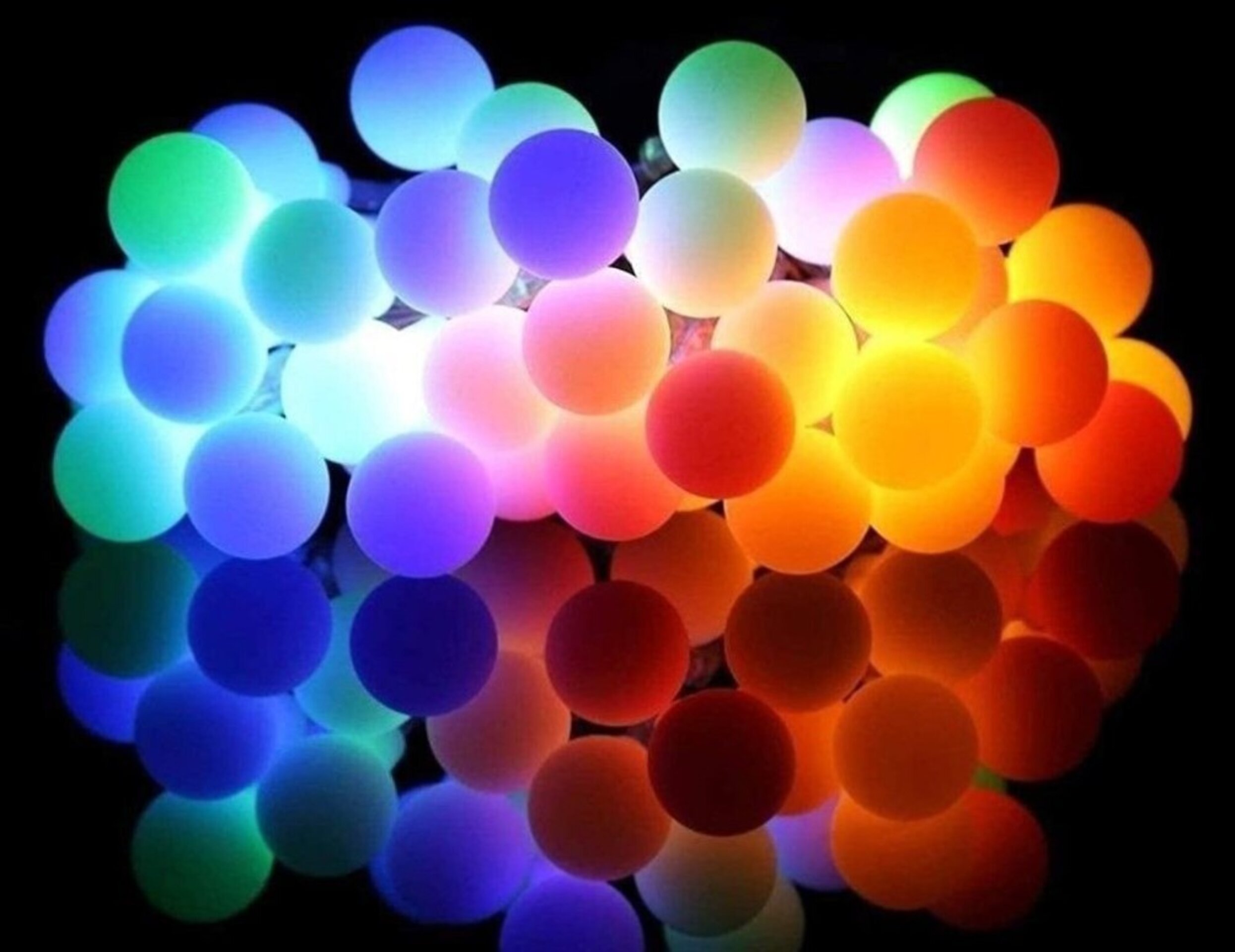 Guirnalda solar RGB, 30 mini bombillas led , 6,5 metros - 1