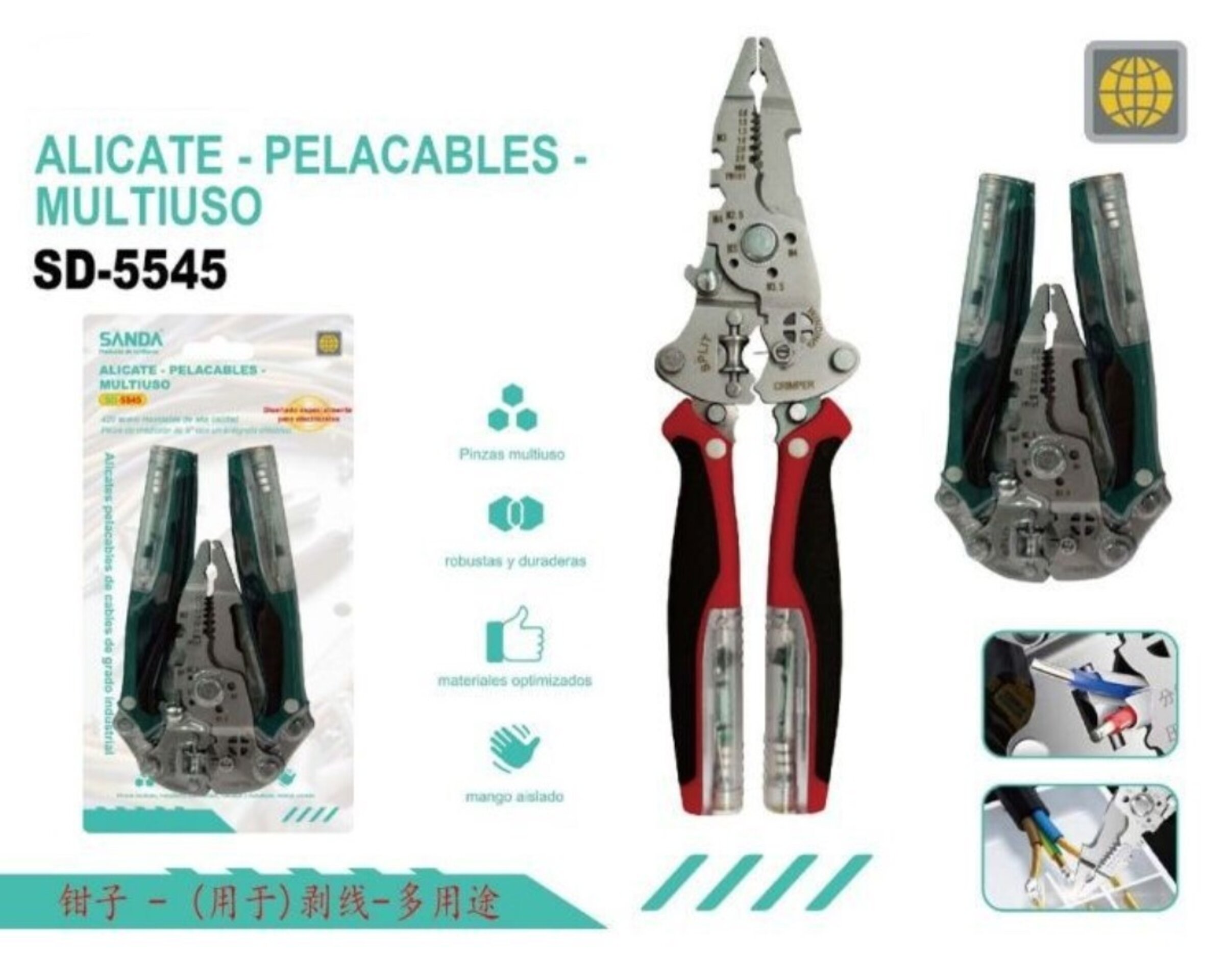 Alicate pelacables multiuso - 2